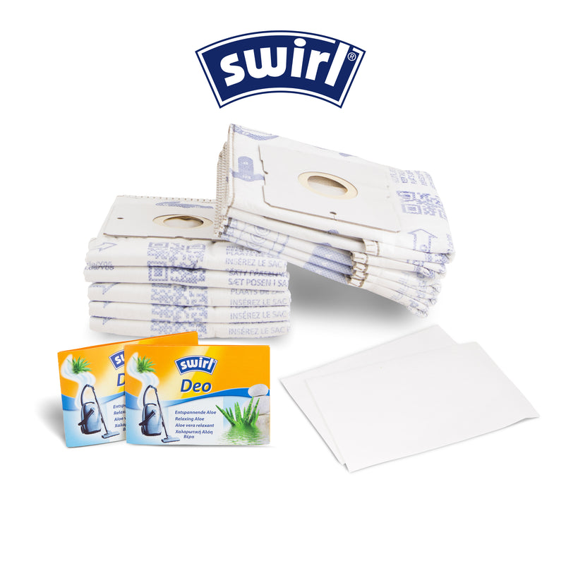 SWIRL® STOFZUIGERZAK Y05® (10 zakken + 2 deo)