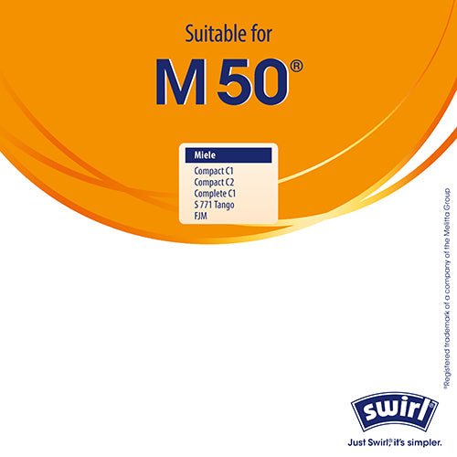 SWIRL® STOFZUIGERZAK M50® (10 zakken + 2 deo)